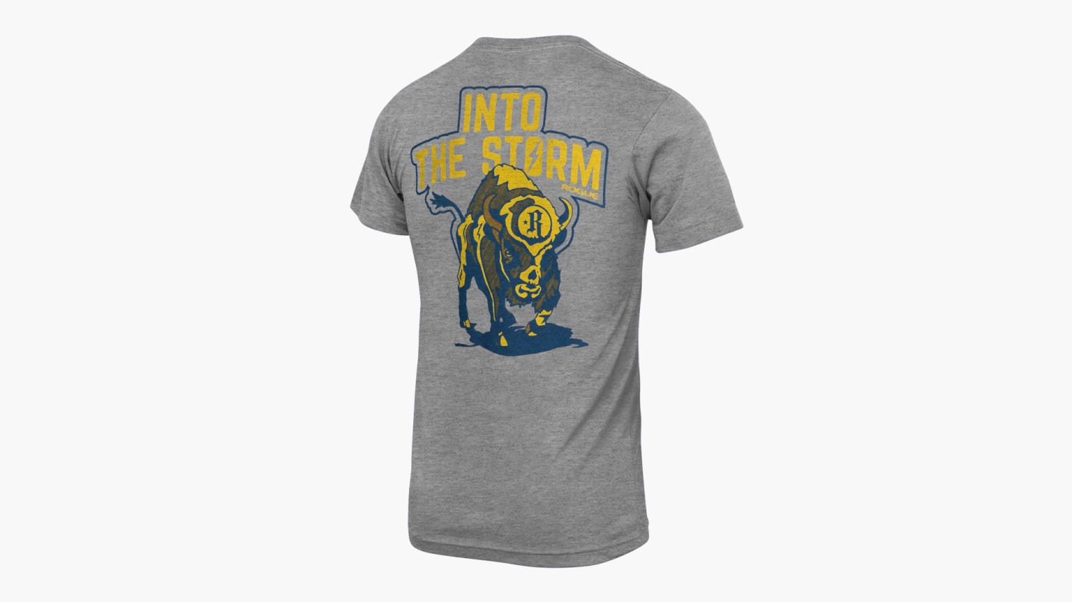 Rich Froning Bison T Shirt Gray Rogue Fitness